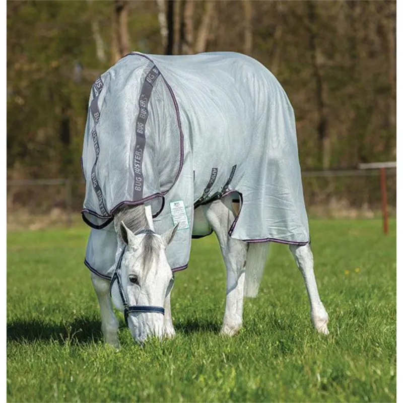 Horseware Amigo Bug Buster Vamoose Fly Rug - Silver/Plum/Silver